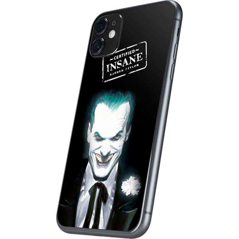 DC Comics The Joker Portrait by Alex Ross iPhone 11 Skin